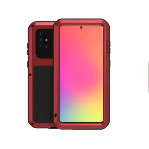 Case Samsung Galaxy A71 / Pre-order * LOVE MEI เคสกันกระแทก กันฝุ่น กันละอองน้ำ Defender วัสดุ: โลหะ + ซิลิโคน + กระจก *