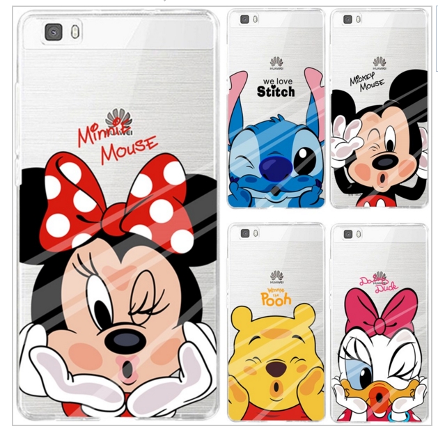 Case Huawei Honor 6 / Pre-order * เคสซอฟท์ TPU ใส หมีพูห์ มิกกี้ มินนี่ *