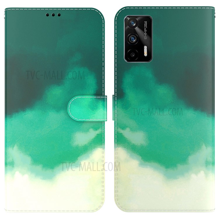 Case Realme GT 5G # Pre-Order * เคส ลวดลายสีน้ำเพิ่มความเก๋ไก๋ กระเป๋าสตางค์ ช่องใส่การ์ด 2 ช่อง และช่องใส่เงินสด 1 ช่อง *