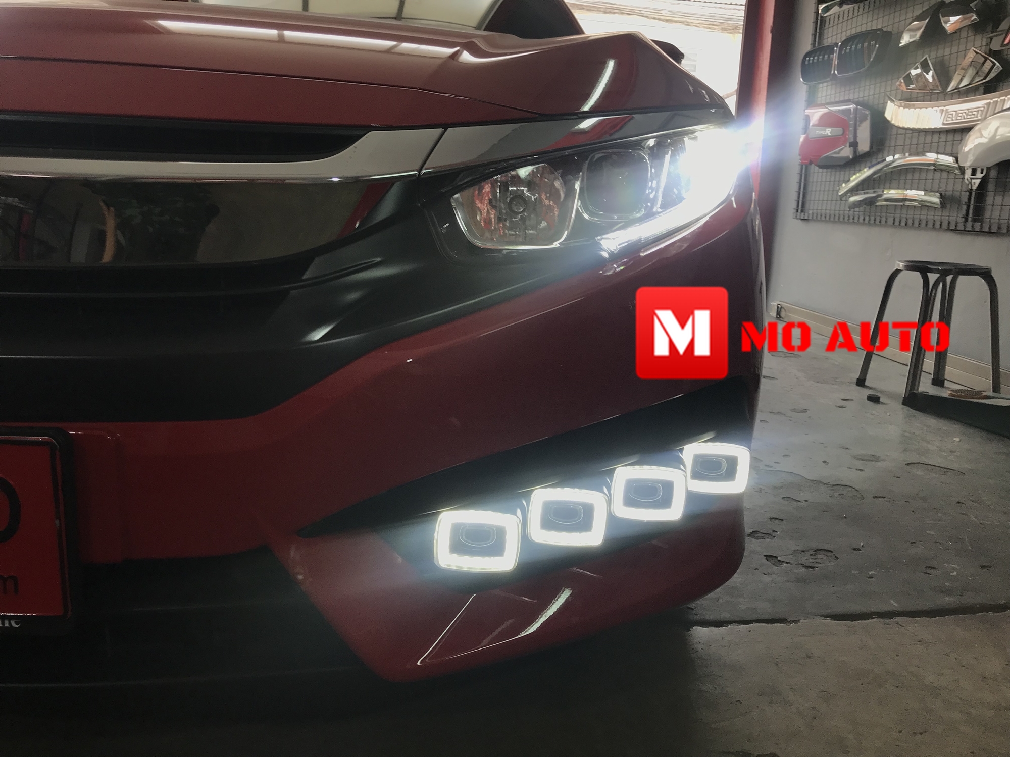 ไฟ Daylight CIVIC FC ทรง DUCATI STYLE 2016-2018