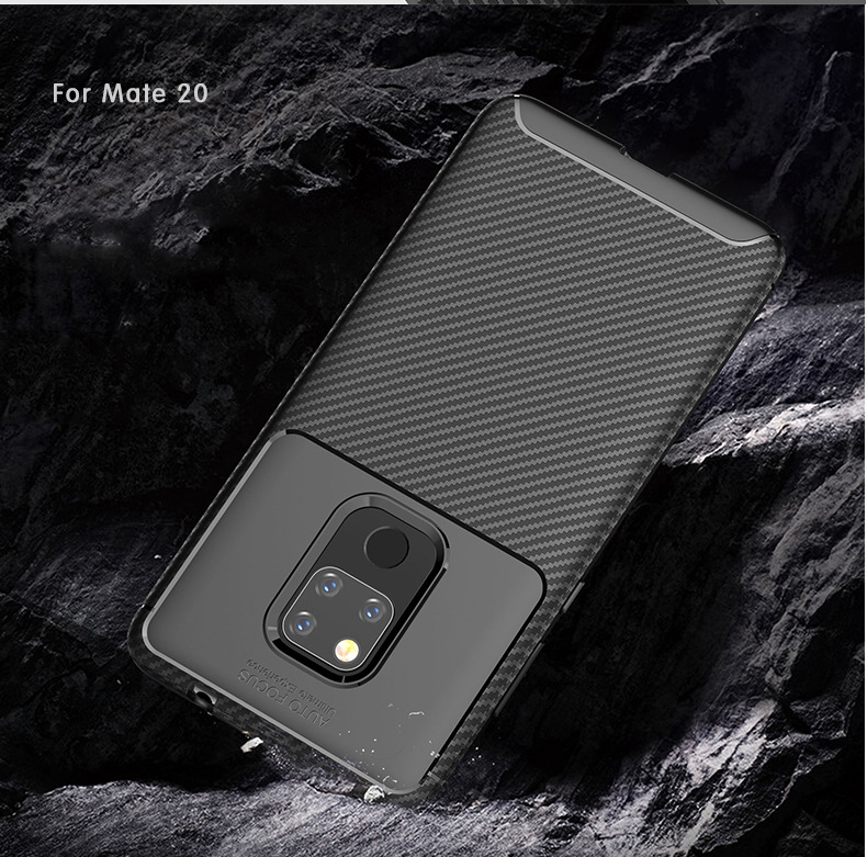Case Huawei Mate 20 / Pre-order * เคสคาร์บอนไฟเบอร์ ซอฟท์ซิลิโคน *