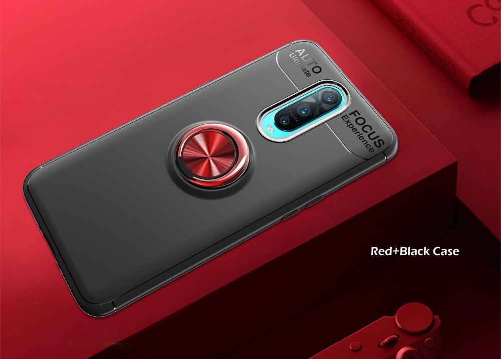 Case OPPO R17 Pro / Pre-Order * เคส TPU แหวนนิ้ว + ขาตั้ง (Built-in โลหะแผ่นแม่เหล็ก) *