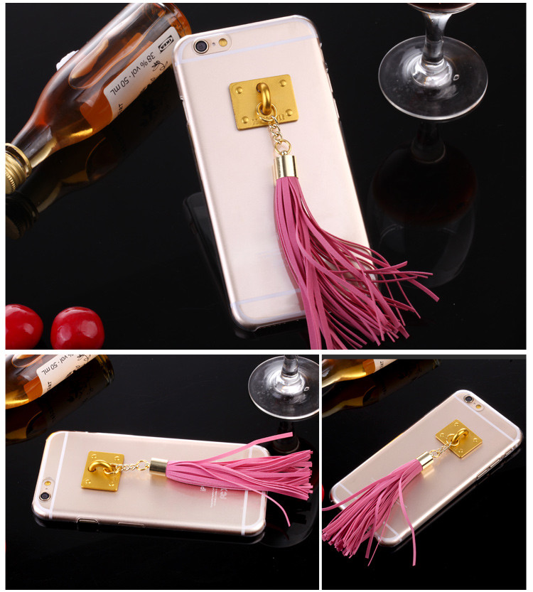 Case Huawei Honor 3X / Pre-order * เคสแข็งใส + โลหะเชือกตกแต่งพู่หรูหรา *