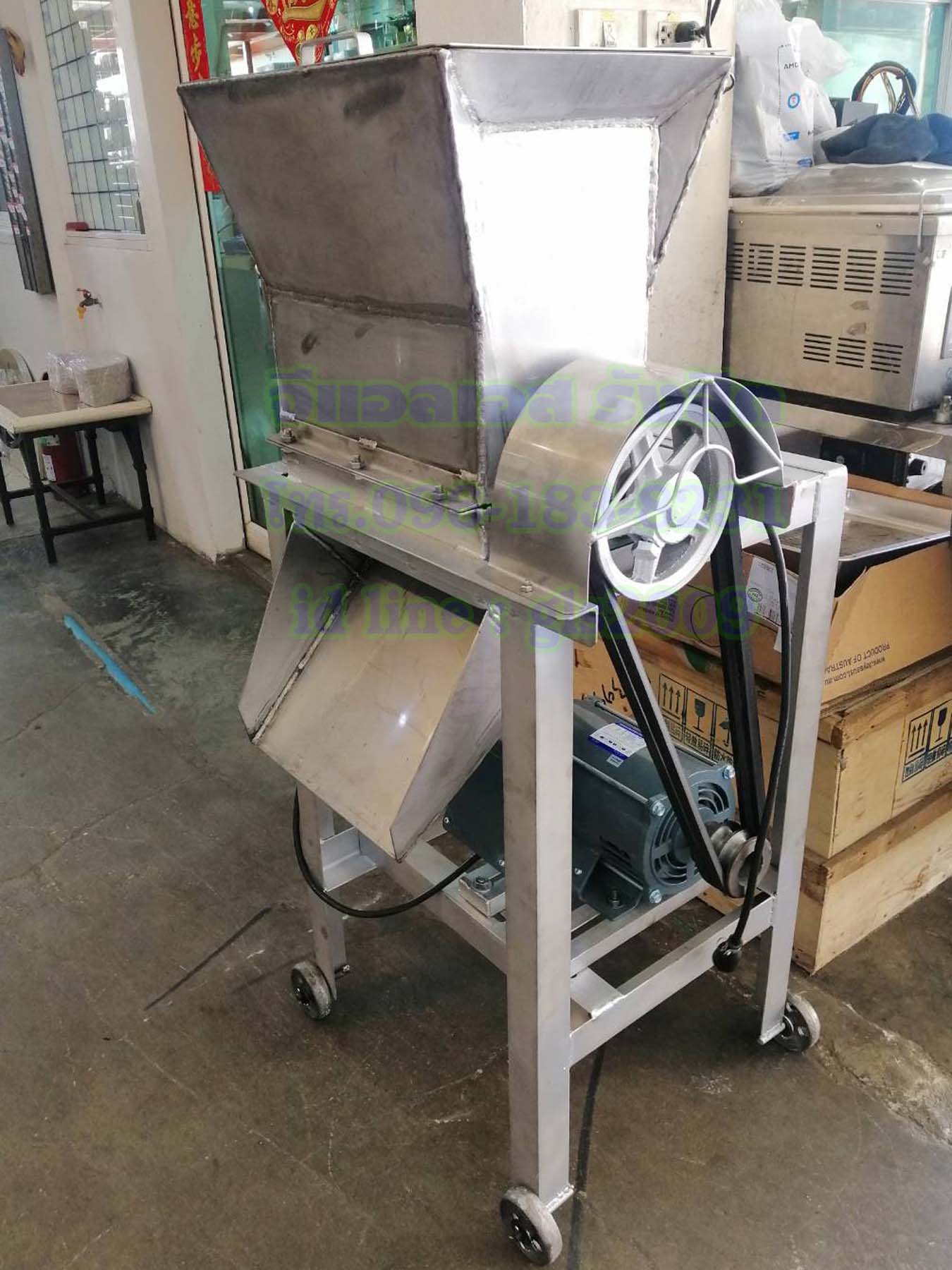 เครื่องตีน้ำแข็งสแตนเลส1กั๊กมอเตอร์2แรง