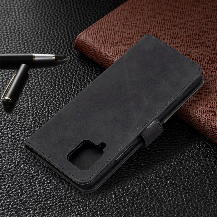 Case Samsung Galaxy A42 5G / Pre-Order * เคสโทรศัพท์กระเป๋าสตางค์หนัง Rhombus Segment *