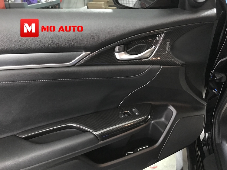 ครอบแผงมือเปิดประตูภายในคาร์บอน CIVIC FC/FC MC