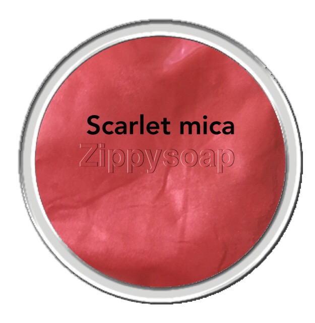 Mica แดงอมส้ม Scarlet 30g (MAD)