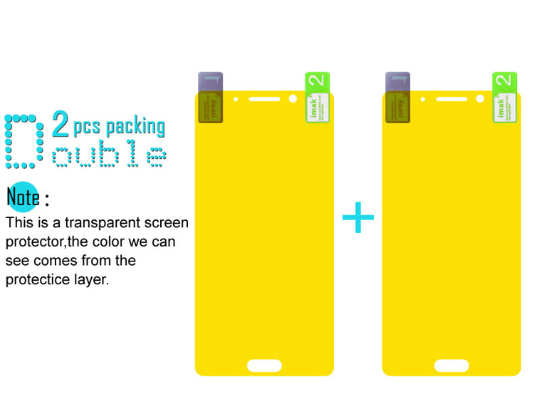 ฟิล์มกันรอย Huawei Mate 9 Pro / Pre-order * IMAK ระบบป้องกันภาพสั่นไหวแบบ Soft 3D - 2 ชิ้น *