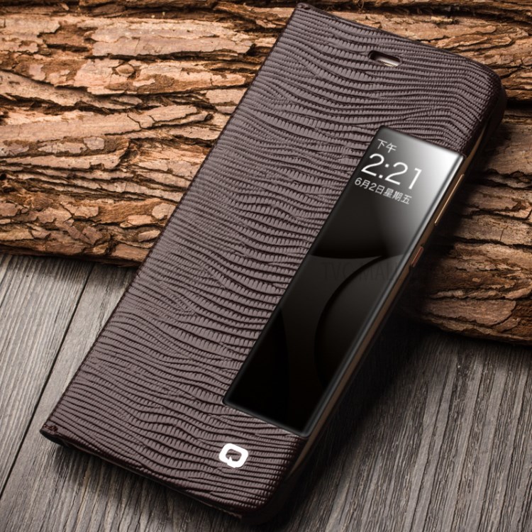 Case Huawei P10 Plus / Pre-order * QIALINO เคสหนังแท้ ฟังก์ชั่นปลุก / นอนหลับอัตโนมัติ *