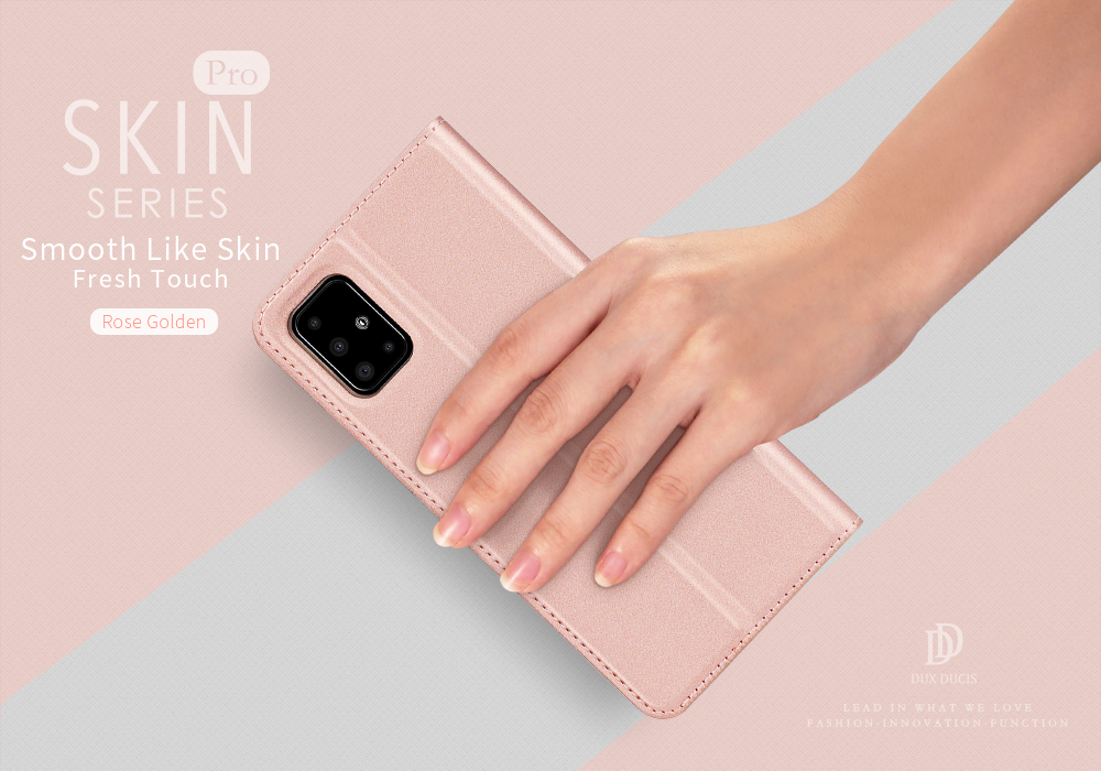 Case Samsung Galaxy A71 / Pre-order * DUX DUCIS นี้มีสไตล์ธุรกิจที่เรียบง่ายและโครงสร้างที่บางเฉียบ หนัง PU มันวาว *