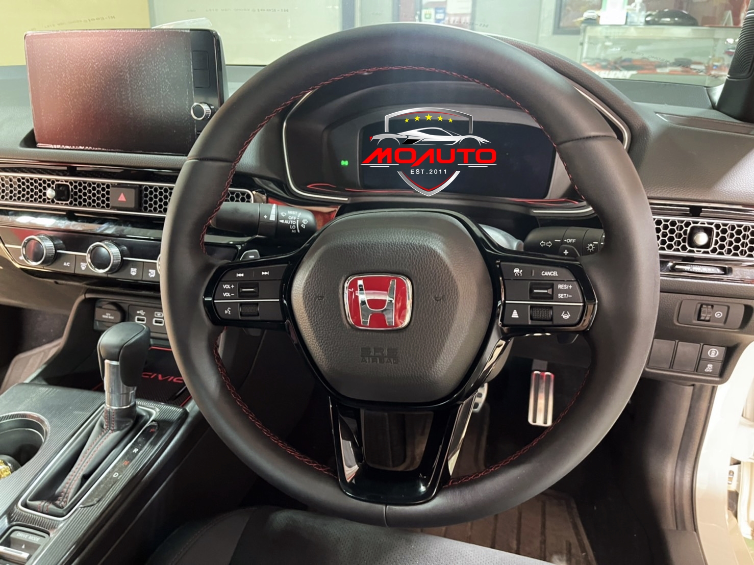 H แดง พวงมาลัย สำหรับ CIVIC FE