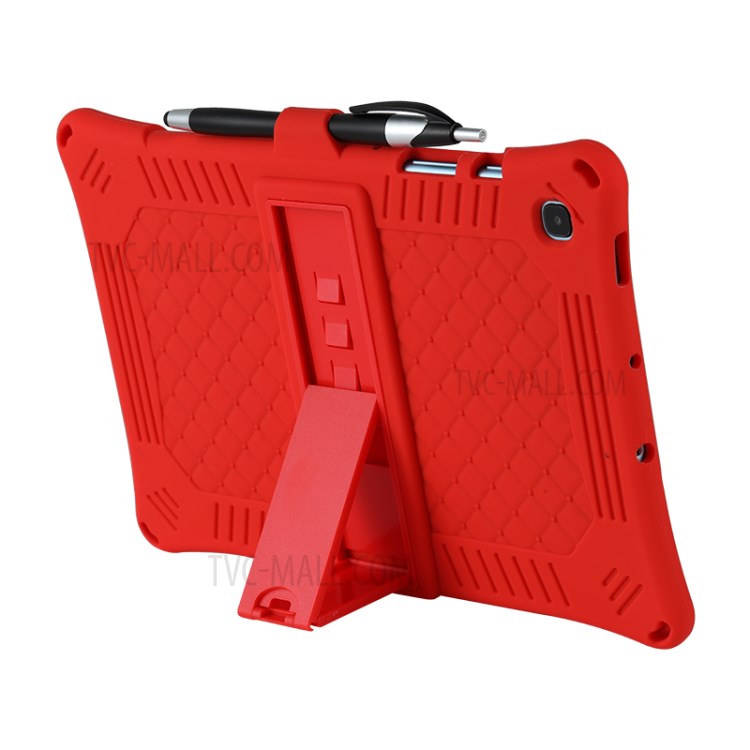 Case Samsung Galaxy Tab S6 Lite / Pre-Order * เคสป้องกันซิลิโคน PC Kickstand พร้อมสายคล้องไหล่และช่องเสียบปากกา *