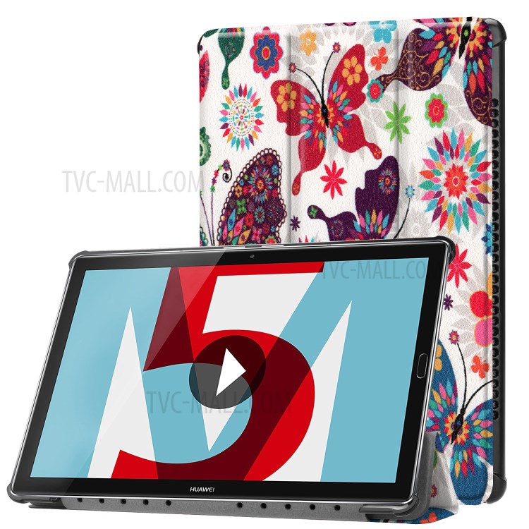 Case Huawei MediaPad M5 Pro / Pre-Order * เคสพิมพ์ลาย 3 -พับหนังยืน *