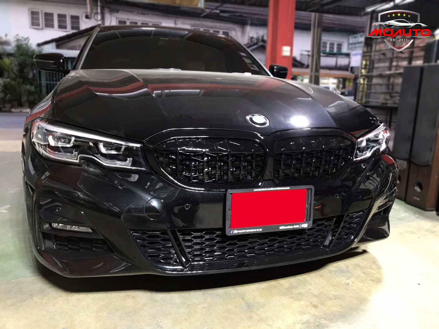 กระจังหน้าไดมอนกริว BMW G20