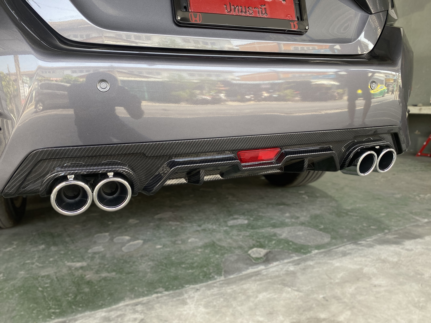 Diffuser ทรง Sport พร้อมปลายท่อหลอก CIVIC FC 2016-2021