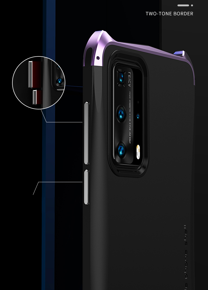 Case Huawei P40 Pro / Pre-order * เคส Defender Series PC + โลหะเคสไฮบริด ทำจากวัสดุพลาสติก + โลหะแข็งและเหนียว *