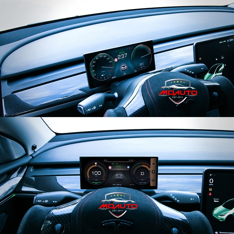 หน้าจอเรือนไมค์ดิจิตอล 9 นิ้ว Tesla Model 3 / Y