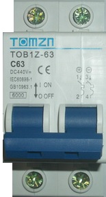 เบรกเกอร์ดีซีสำหรับโซล่าเซลล์ (DC Breaker for Solar Cell System) พิกัดกระแส 32A/440V