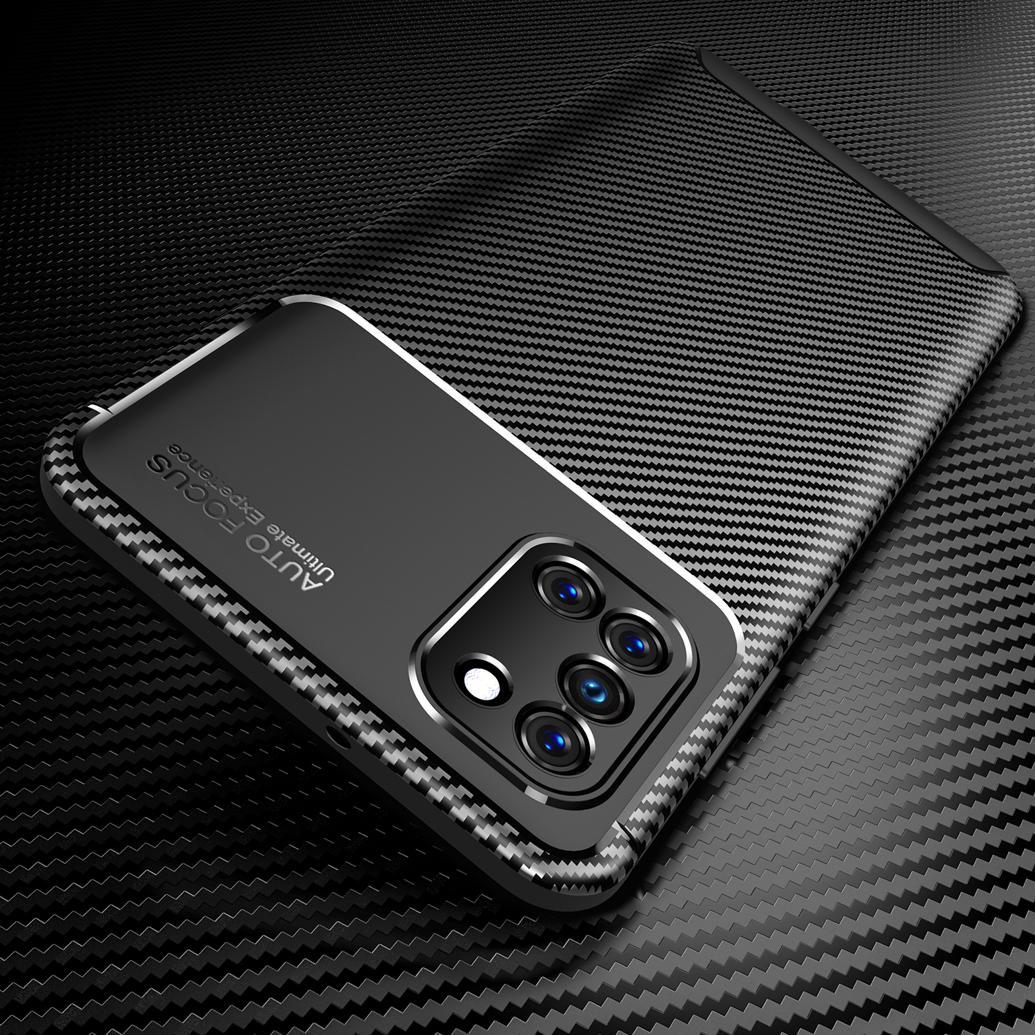 Case Samsung Galaxy A31 / Pre-Order * เคสคาร์บอนไฟเบอร์เนื้อ TPU อ่อนนุ่มยืดหยุ่นและทนทาน *