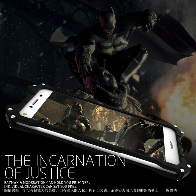 Case Huawei P9 / Pre-order * R-JUST Batman เคส Bumper โลหะอลูมิเนียม *
