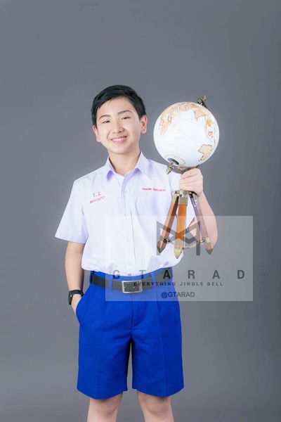 กางเกงนักเรียนตราสมอ สีน้ำเงิน ยาว 20, 21 นิ้ว