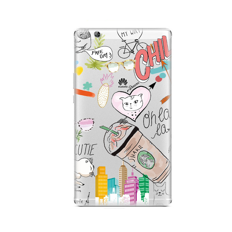 Case Huawei MediaPad M3 / Pre-order * เคสปกหล้งซิลิโคนอ่อนนุ่ม น่ารักพิมพ์ลาย *