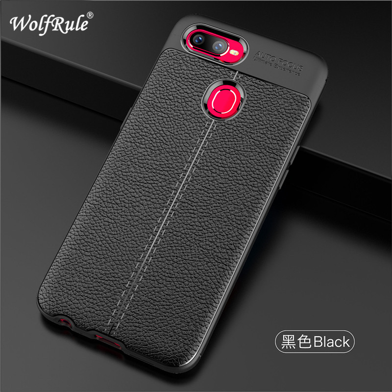 Case OPPO F9 / Pre-Order * เคสผิวลิ้นจี่ป้องกัน ผิวหนัง TPU *