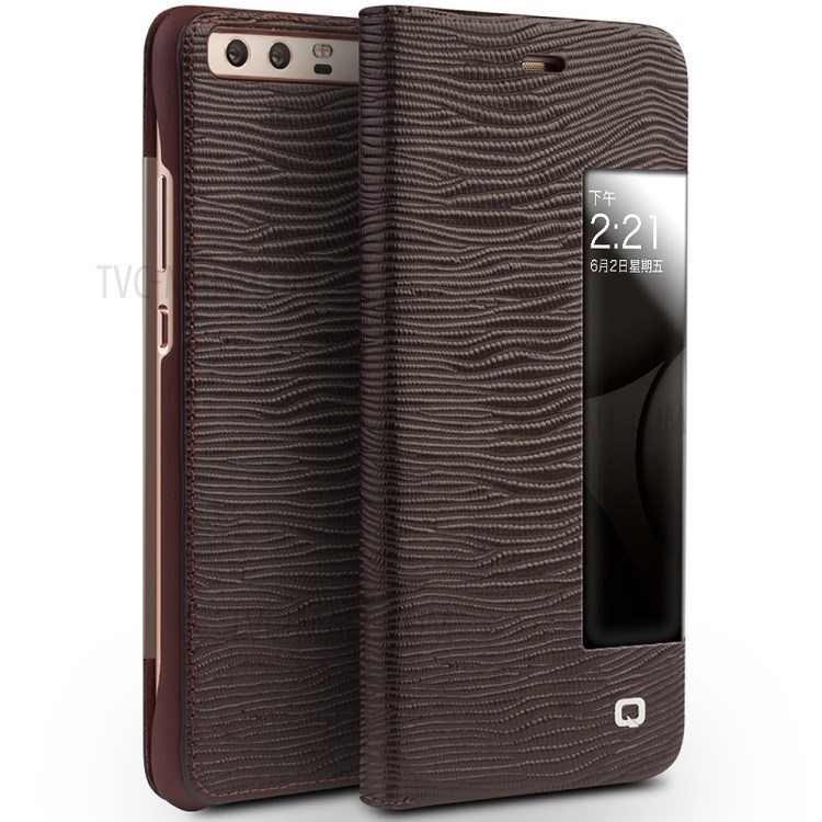 Case Huawei P10 Plus / Pre-order * QIALINO เคสหนังแท้ ฟังก์ชั่นปลุก / นอนหลับอัตโนมัติ *