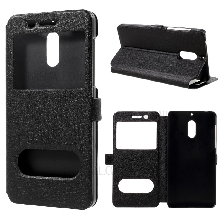 Case Nokia 6 / Pre-order * 2ช่องหน้าต่าง การออกแบบหน้าต่างคู่ *