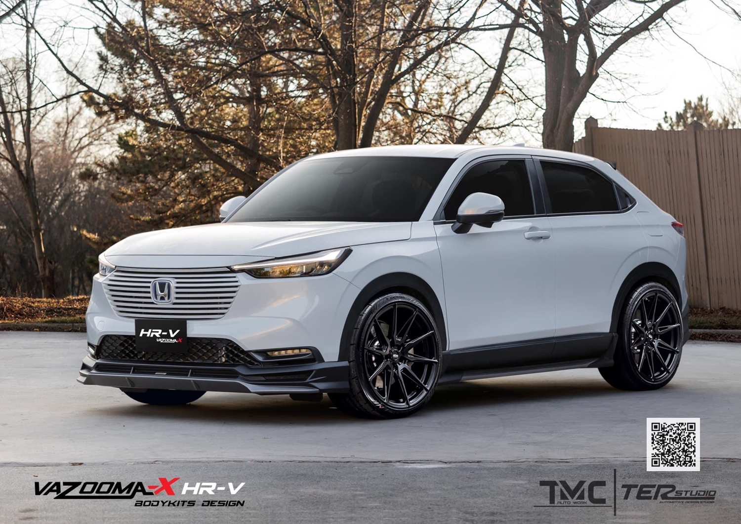 ชุดแต่งสเกิร์ตรอบคัน New HR-V 2022 ทรง 𝙑𝙖𝙯𝙤𝙤𝙢𝙖-𝙓