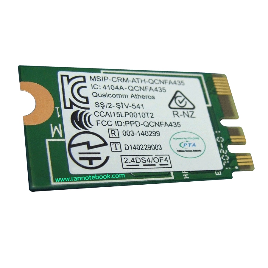 การ์ดไวไฟโน๊ตบุ๊ค Dell Latitude 3400 ตรงรุ่น แท้ รับประกันสินค้า Dell Thailand