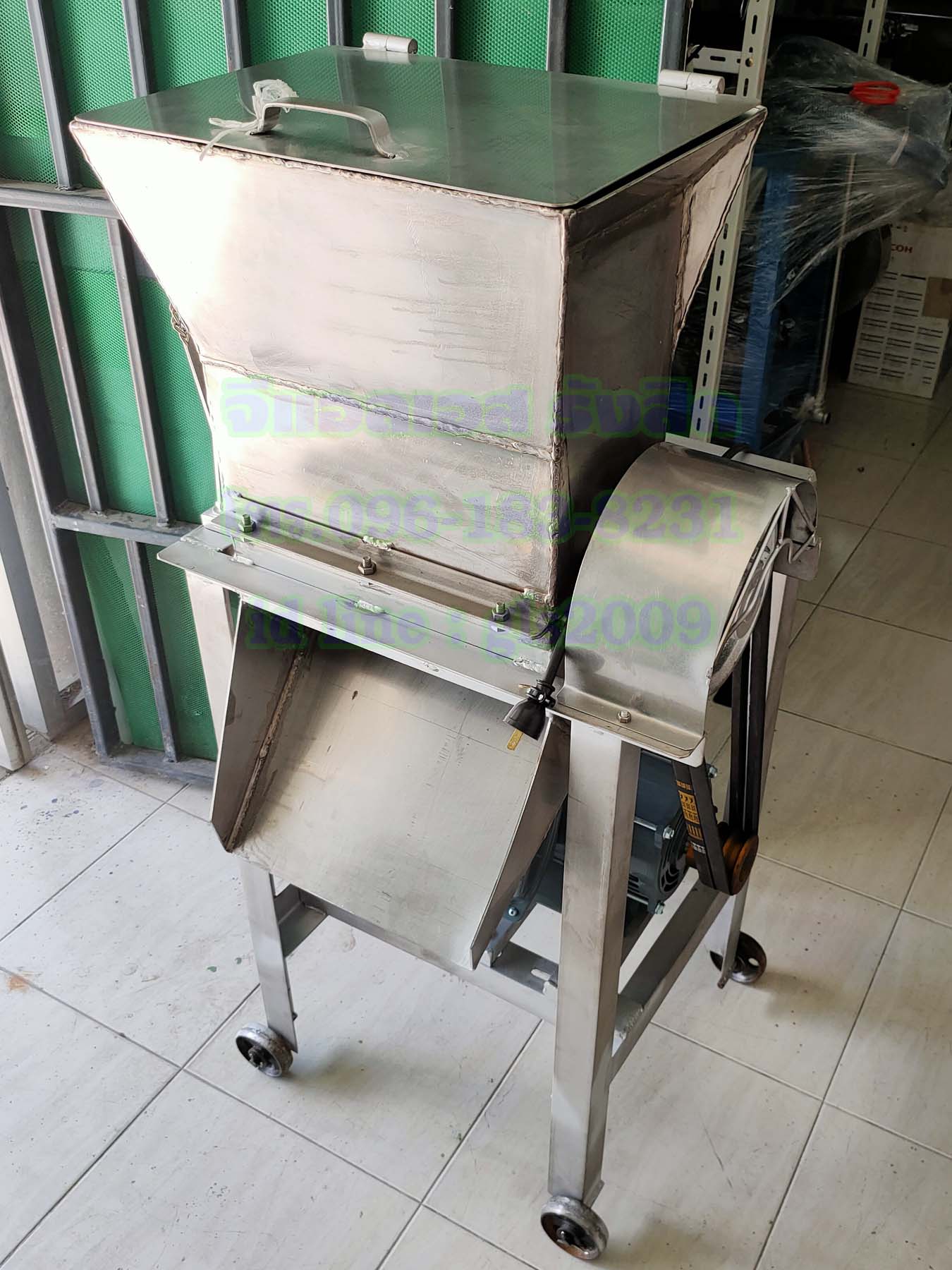 เครื่องตีน้ำแข็งสแตนเลส1กั๊กมอเตอร์2แรง