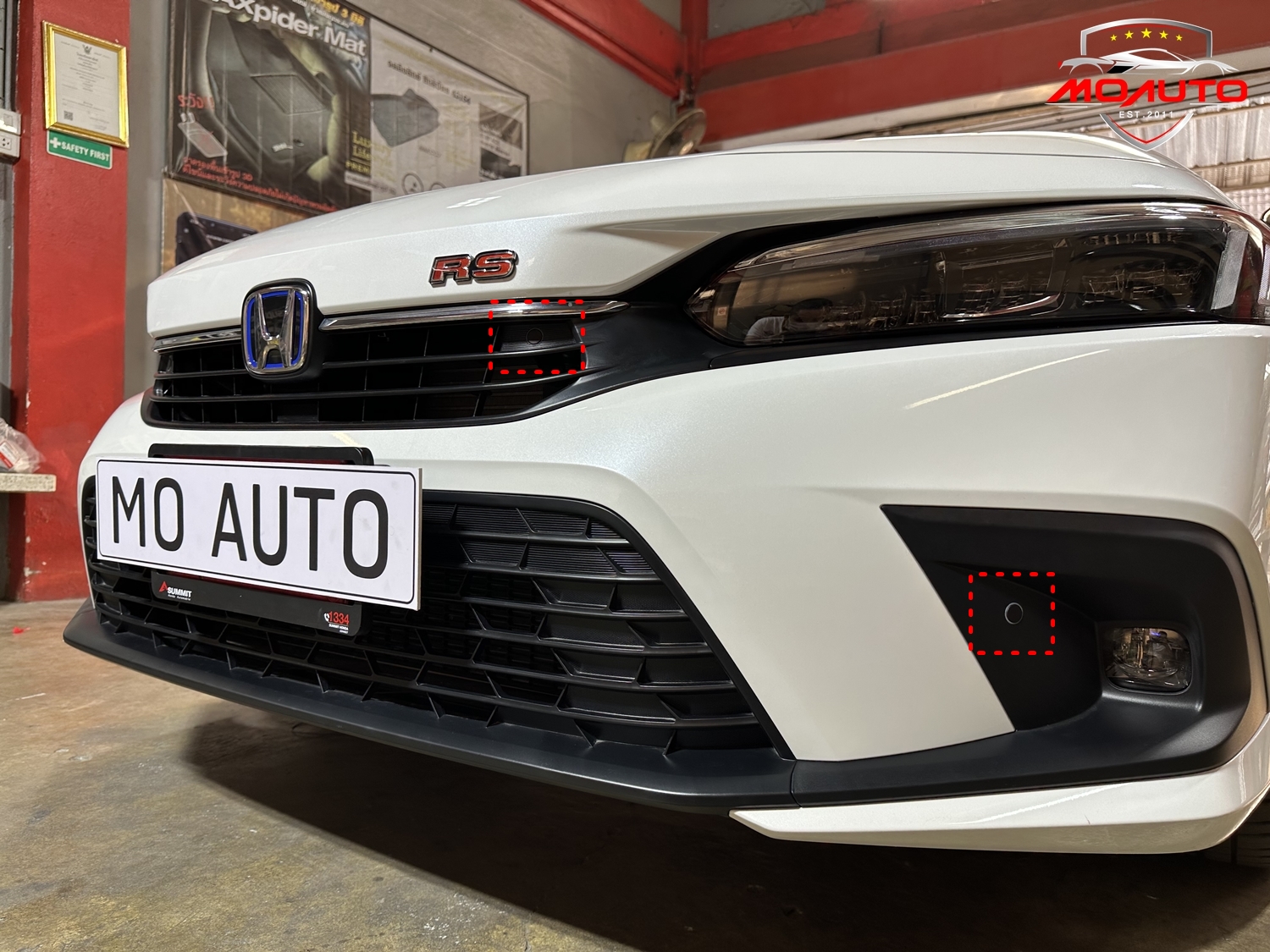 ชุดเซ็นเซอร์ หน้า-หลัง อัลตร้าโซนิค รอบคันสำหรับ CIVIC FE / FE e:HEV