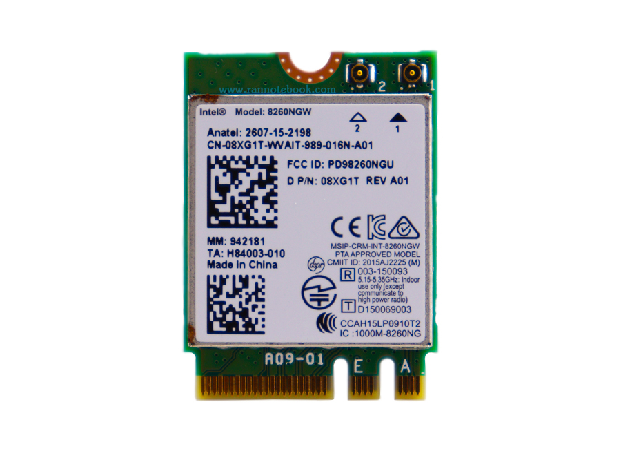 Wireless card สำหรับ Dell Latitude 3470 การ์ดไวไฟ Dell 3470 แท้ ตรงรุ่น ตรงสเปค ประกัน ศูนย์ Dell Thailand ลด ราคา พิเศษ