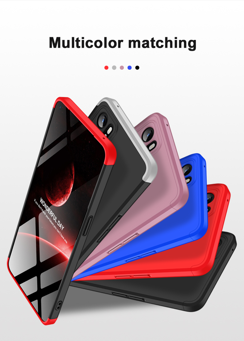 Case OPPO Reno6 5G # Pre-Order * GKK ที่ถอดออกได้การออกแบบ 3 ชิ้น Frosted Finish ครอบคลุมเต็มรูปแบบ PC ฝาครอบป้องกัน *