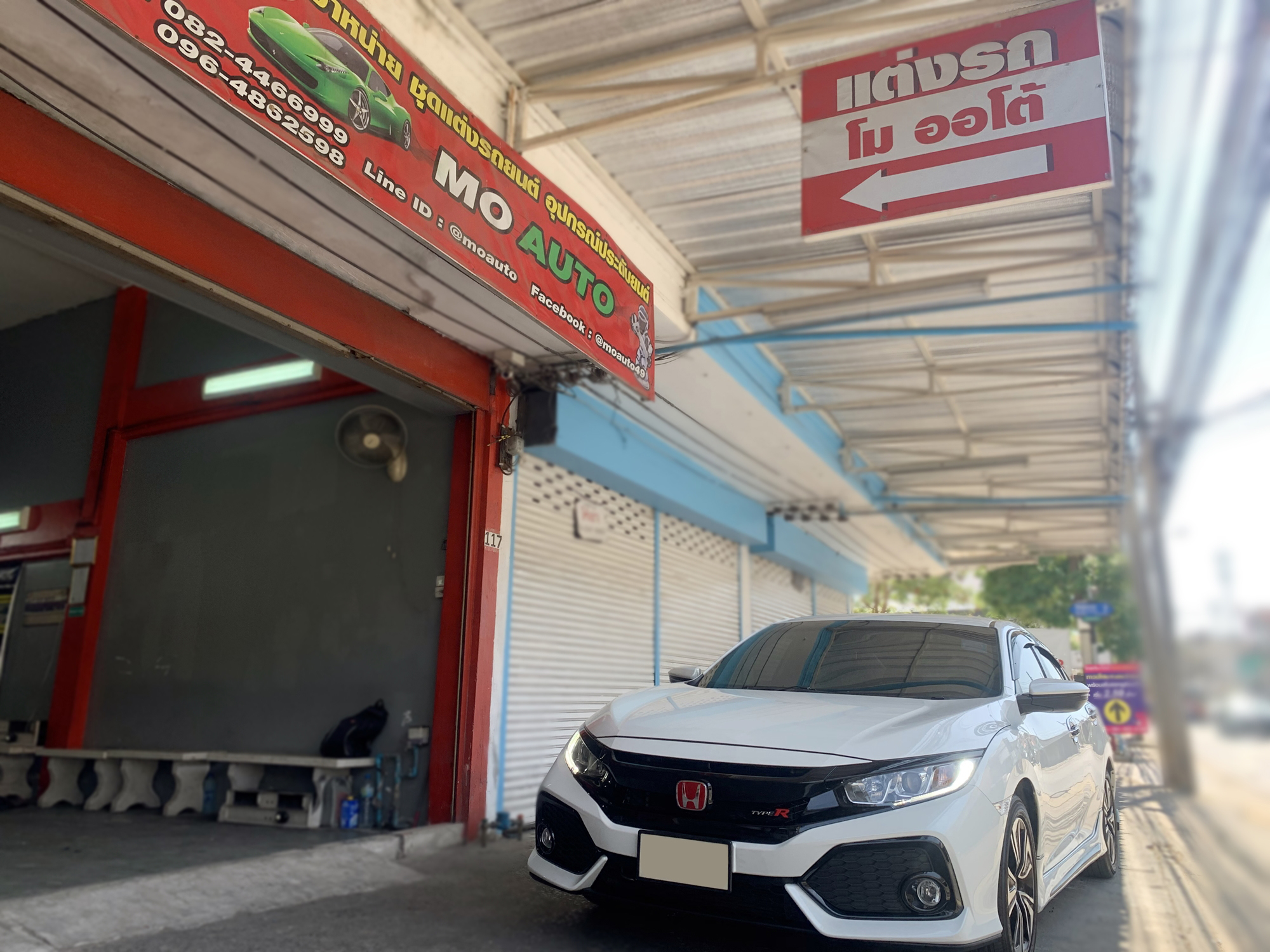 ชุดแต่งกันชนหน้าสำหรับ CIVIC FC ทรง FK HATCHBACK