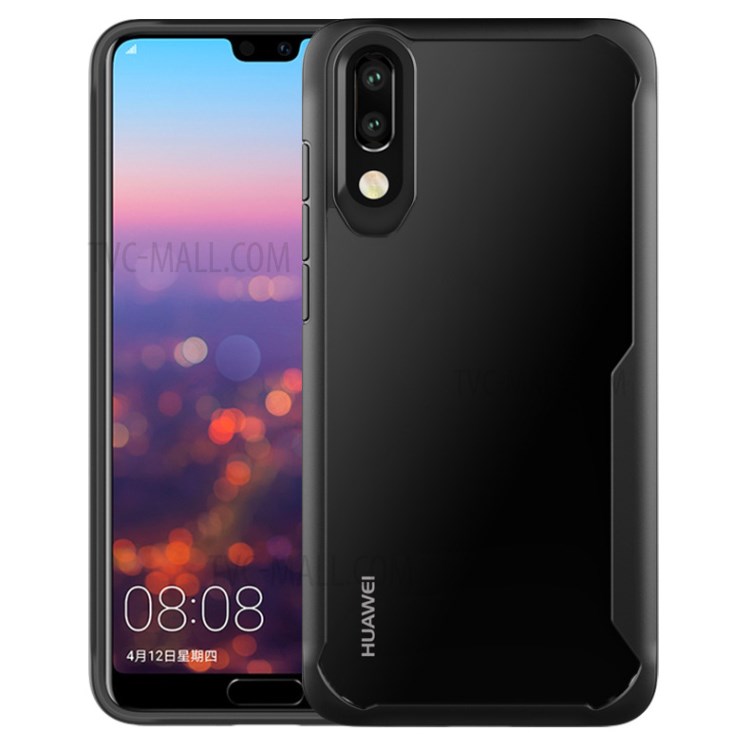 Case Huawei P20 Pro / Pre-order * เบาะรองมุม 4 มุม พลาสติก + ยืดหยุ่น TPU ขอบ *