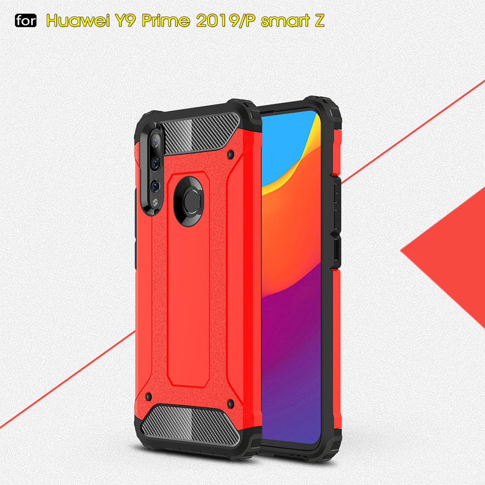 Case Huawei Y9 Prime 2019 / Pre-Order * เคสเกราะพลาสติก + TPU ไฮบริด มุมกระแทก, ทนต่อแรงกระแทก *