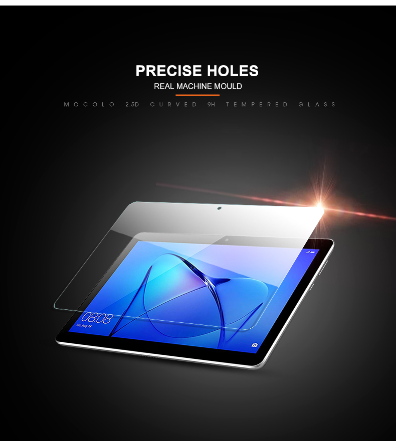 กระจกนิรภัย Huawei MediaPad T3 10 / Pre-order * MOCOLO ทำจากกระจกนิรภัยคุณภาพสูงตัวป้องกันหน้าจอนี้มีความโปร่งใสสูงและสัมผัสที่ละเอียดอ่อน *