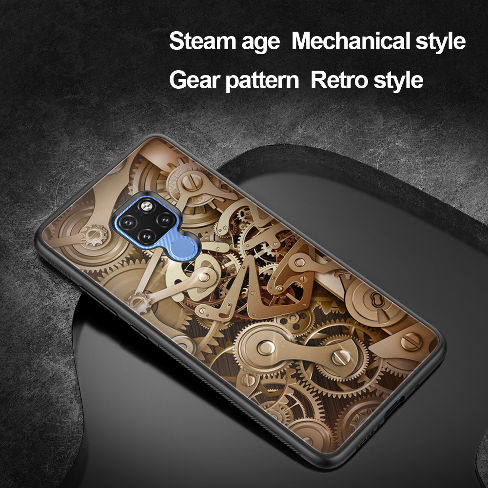 Case Huawei Mate 20 / Pre-order * NILLKIN เคส Spacetime เคสรูปเกียร์ กระจกนิรภัย + PC + TPU ปกไฮบริด *