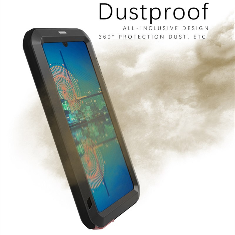 Case Huawei P30 / Pre-Order * LOVE MEI วัสดุ: โลหะ + TPU + กระจก คุณสมบัติกันน้ำกันกระแทกและกันฝุ่น *