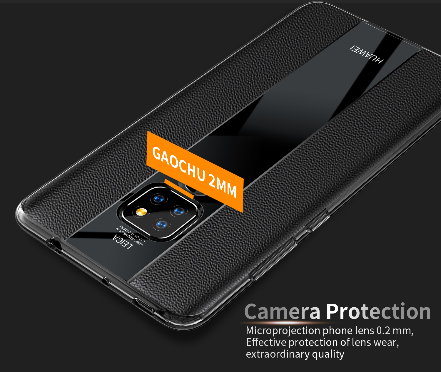 Case Huawei Mate 20 X / Pre-order * เคสหนังวัวแท้เคลือบ TPU ออกแบบกำมะหยี่ภายในเพื่อป้องกันแรงเสียดทาน *