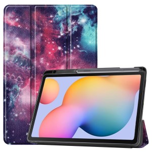 Case Samsung Galaxy Tab S6 Lite / Pre-Order * รูปแบบการพิมพ์ลายเคสหนังสมาร์ทยืน 3- พับที่มีช่องเสียบปากกา *