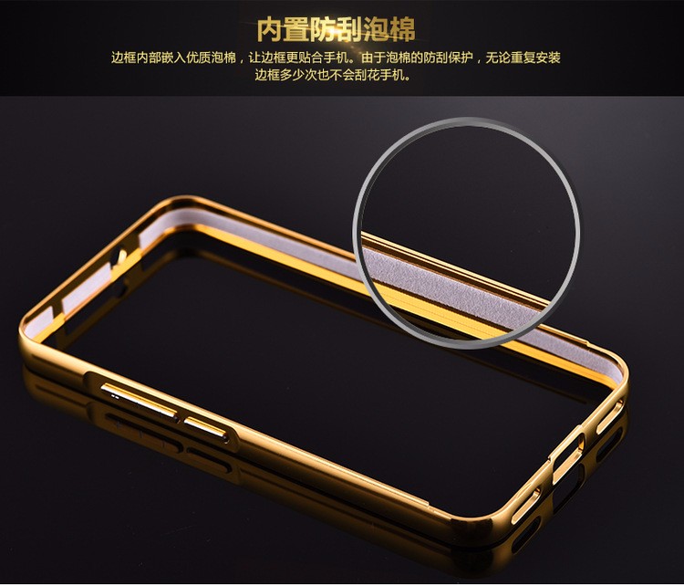 Case Huawei Y6ii / Pre-order * Bumpers 2in1 แกร่งกันชนโลหะ + พลาสติกแผ่นหลังเงาเหมือนกระจก *