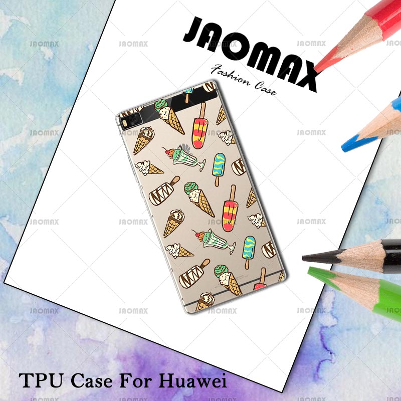 Case Huawei Mate 8 / Pre-order * เคส TPU นุ่ม พิมพ์ลายไอศครีม น่ารักๆ *