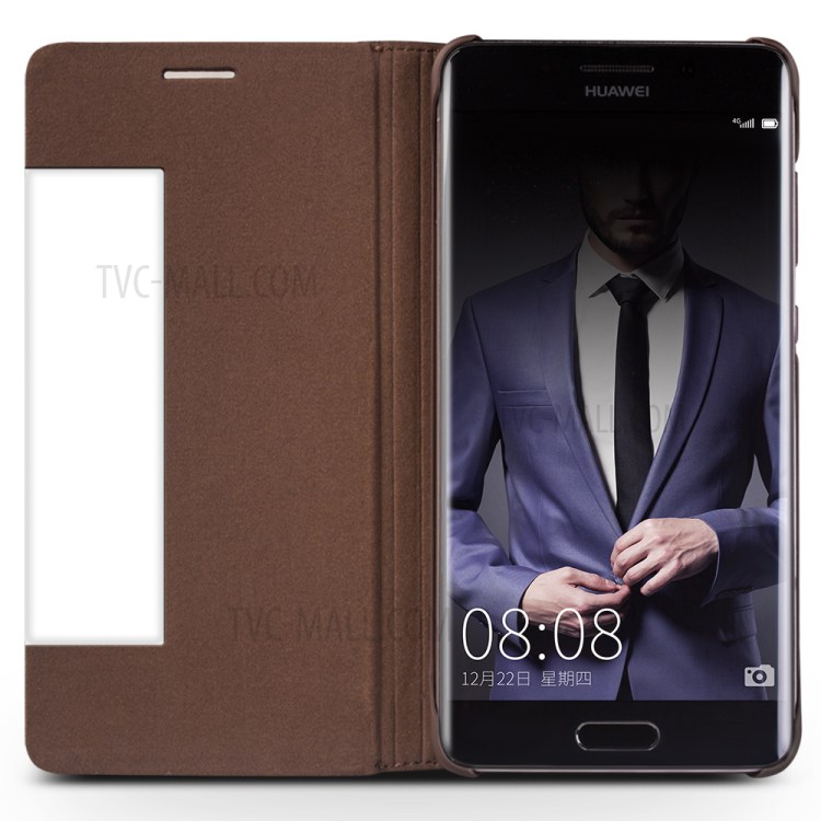 Case Huawei Mate 9 Pro / Pre-order * QIALINO สมาร์ท หน้าต่างดูหนังวัวแท้ เยอรมนีนำเข้า *