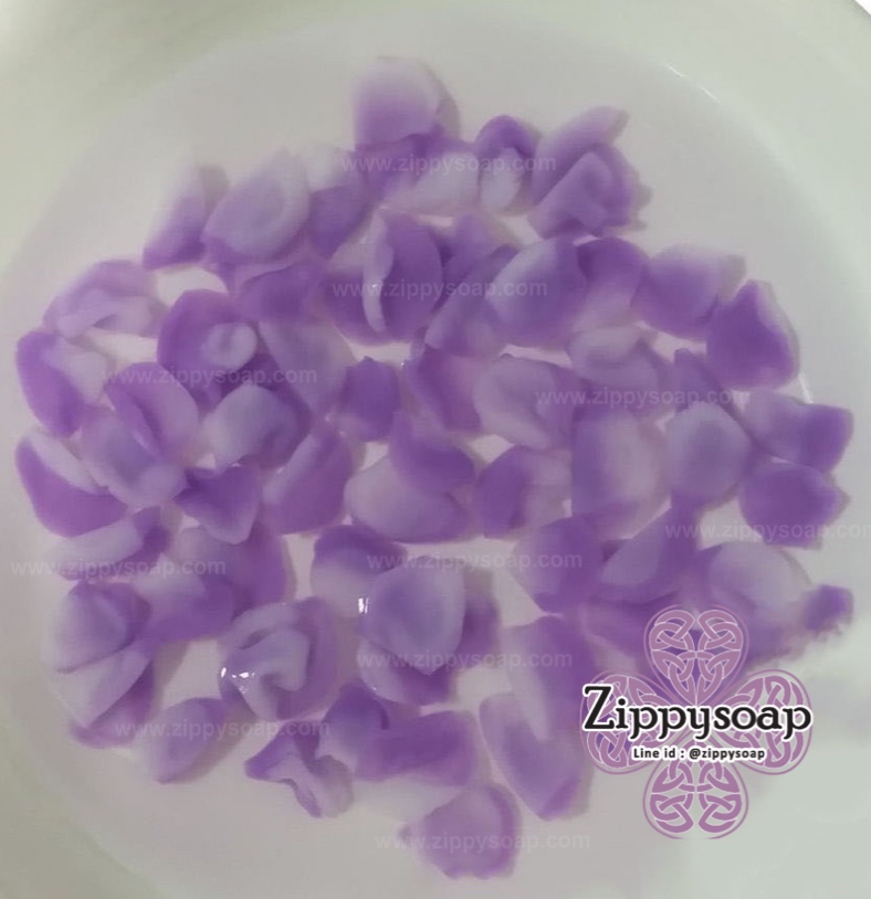 บีดส์กลีบดอกไม้สีม่วง ขนาด30g 007172