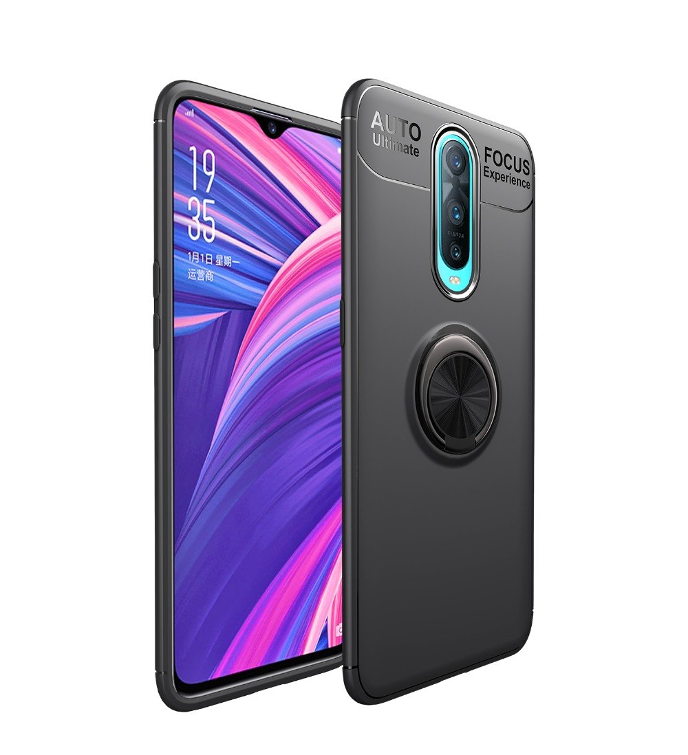 Case OPPO R17 Pro / Pre-Order * เคส TPU แหวนนิ้ว + ขาตั้ง (Built-in โลหะแผ่นแม่เหล็ก) *