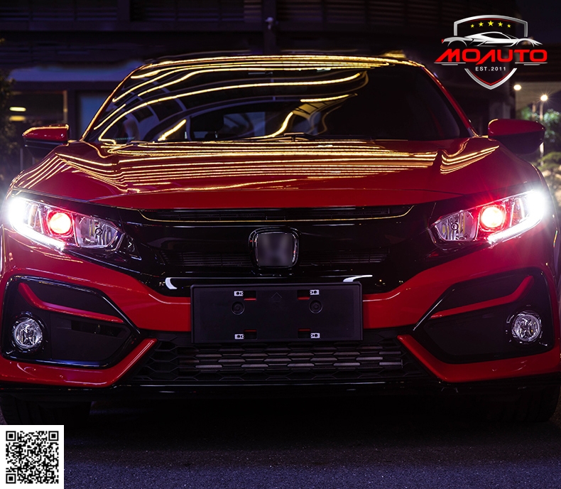 หลอดไฟหน้า LED (ไฟต่ำ) พร้อมไฟ EAGLE EYE CIVIC FC 2016-2021