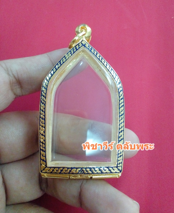 ตลับเงินลงยาชุบไมครอนใส่ขุนแผนบ้านกร่าง